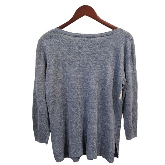 Madewell Aloha Ferry Sweater Knit Blue Size Large - Picture 4 of 6